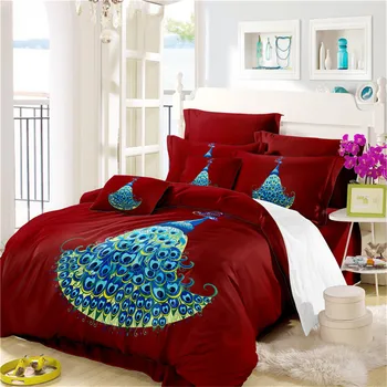 Colorful Peacock Design Bedding Set Animal Print Duvet Cover Set Twin Full King Queen Bedclothes Girls Simple Bed Cover 3Pcs
Colorful Peacock Design Bedding Set Animal Print Duvet Cover Set Twin Full King Queen Bedclothes Girls Simple Bed Cover 3Pcs