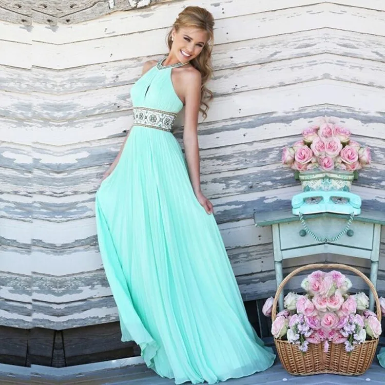 2019 Europe And America Summer New Solid Color Printing Leakage Shoulder Hanging Neck Hollow Waist Pleated Big Swing Dress
2019 Europe And America Summer New Solid Color Printing Leakage Shoulder Hanging Neck Hollow Waist Pleated Big Swing Dress