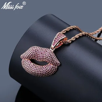MISSFOX Hip Hop Marilyn Monroe Sexy Lips Personalized Necklace Pendant Cubic Zirconia Valentines Day Gift Long Chain Necklace
MISSFOX Hip Hop Marilyn Monroe Sexy Lips Personalized Necklace Pendant Cubic Zirconia Valentines Day Gift Long Chain Necklace