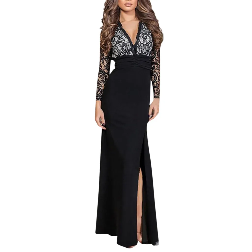 Winter Party Bandage Dress Women Clothes 2019 Dresses Sexy V Neck Lace Long Sleeve Bodycon Dress Woman Party Night Long Dress
Winter Party Bandage Dress Women Clothes 2019 Dresses Sexy V Neck Lace Long Sleeve Bodycon Dress Woman Party Night Long Dress