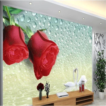 beibehang papel de parede 3d Custom Window 3d Stylish Romantic Rose Wallpaper Photos Water Drop Stickers wallpaper for walls 3 d
beibehang papel de parede 3d Custom Window 3d Stylish Romantic Rose Wallpaper Photos Water Drop Stickers wallpaper for walls 3 d