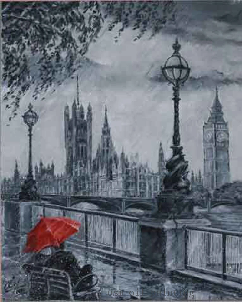 Top Hand Painted Abstract Streetscape Oil Painting on Canvas the Couple with Red Umbrella Sit Around the Sea Paint Like Pencil
Top Hand Painted Abstract Streetscape Oil Painting on Canvas the Couple with Red Umbrella Sit Around the Sea Paint Like Pencil