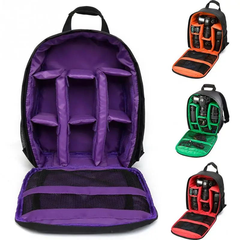 Outdoor Waterproof Camera Backpack Professional Storage Bag for Digital SLR Camera Lens and Accessories Multi-functional Bag
Outdoor Waterproof Camera Backpack Professional Storage Bag for Digital SLR Camera Lens and Accessories Multi-functional Bag