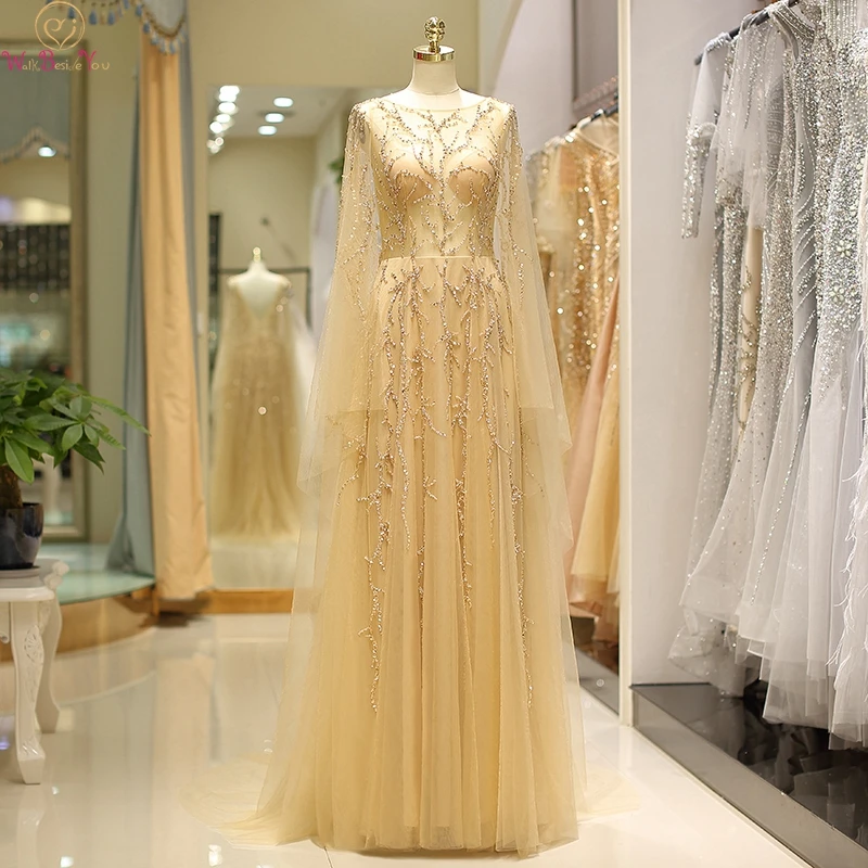 Gold A-Line fairy Evening Dresses 2019 O-Neck Illusion Sheer Sleeve Beaded Sequins Vestidos De Gala Formal Party Long Prom Gowns
Gold A-Line fairy Evening Dresses 2019 O-Neck Illusion Sheer Sleeve Beaded Sequins Vestidos De Gala Formal Party Long Prom Gowns