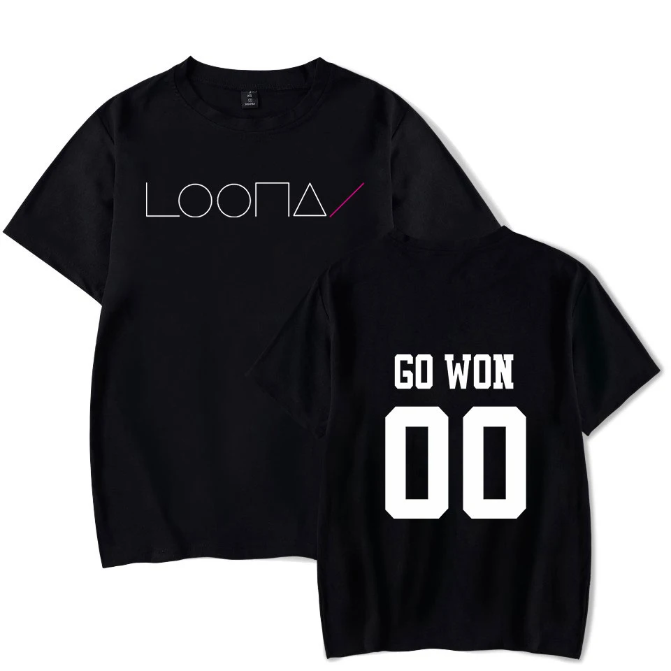 Hot Sale LOONA T-shirt Women Kawaii Kpop LOONA Member Name printed Short Sleeve Summer tshirt Tops Plus Size XXS to 4XL
Hot Sale LOONA T-shirt Women Kawaii Kpop LOONA Member Name printed Short Sleeve Summer tshirt Tops Plus Size XXS to 4XL