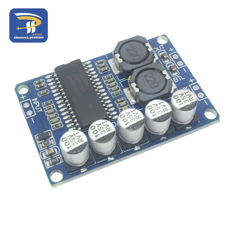 Digital power amplifier board module 35w mono amplifier module High-power TDA8932 low power consumption
Digital power amplifier board module 35w mono amplifier module High-power TDA8932 low power consumption