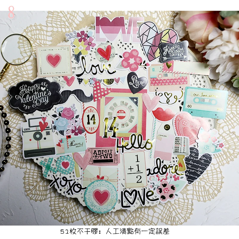 52pcs 8 series Stickers Scrapbooking Happy Planner/Card Making/Journaling Project P8
52pcs 8 series Stickers Scrapbooking Happy Planner/Card Making/Journaling Project P8