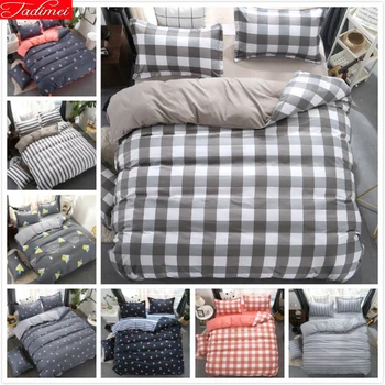 Grey White Plaid Classic Duvet Cover Sheet Quilt Pillow Case 3/4pcs Bedding Set Adult Kids Bed Linen Single Twin Queen King Size
Grey White Plaid Classic Duvet Cover Sheet Quilt Pillow Case 3/4pcs Bedding Set Adult Kids Bed Linen Single Twin Queen King Size