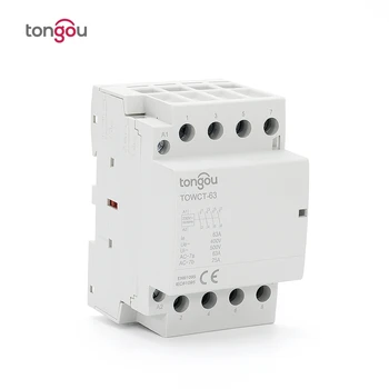 4P 63A 4NO Din Rail Household AC Modular contactor for Household Home Hotel Resturant 400V
4P 63A 4NO Din Rail Household AC Modular contactor for Household Home Hotel Resturant 400V