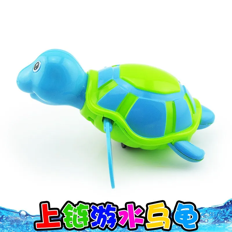 Clockwork Toy Wind Up Crocodile Toy Turtles Water Swim Kid Bath Pool Tub Animal Education Wind Up Toys For Children Random Color