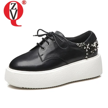 ZVQ shoes women 2019 spring new concise handmade genuine leather women pumps outside high wedges platform cross-tied rivet shoes
ZVQ shoes women 2019 spring new concise handmade genuine leather women pumps outside high wedges platform cross-tied rivet shoes