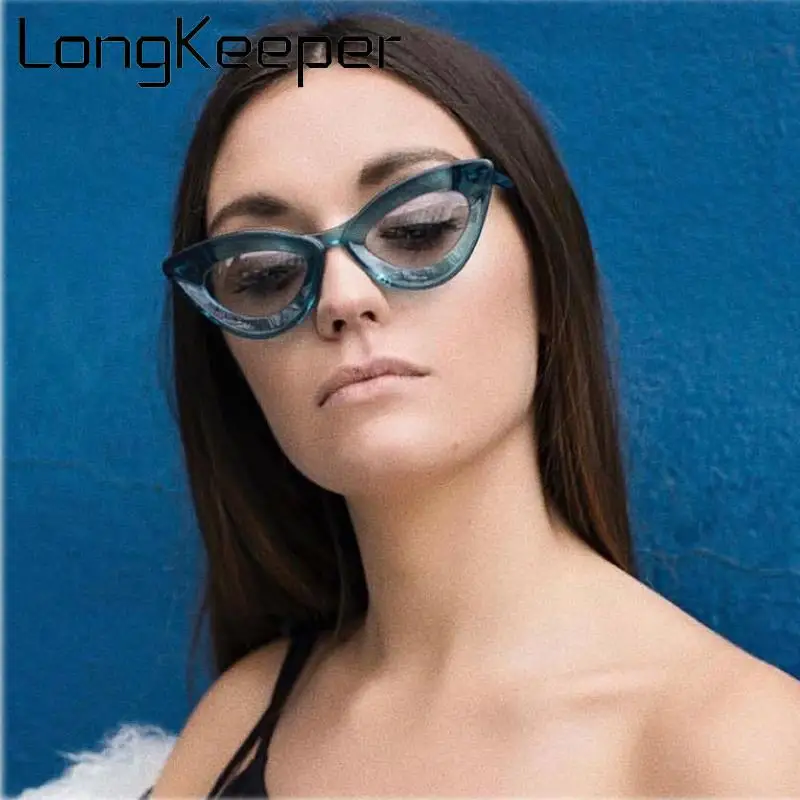 LongKeeper Women Cat Eye Sunglasses Luxury Brand Sexy Plastic Frame Sun Glasses For Female Shade Light Green Oculos De sol UV400
LongKeeper Women Cat Eye Sunglasses Luxury Brand Sexy Plastic Frame Sun Glasses For Female Shade Light Green Oculos De sol UV400