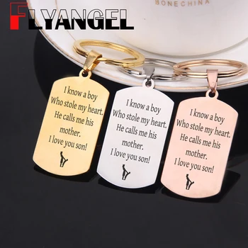 FLYANGEL I Love You Son Keychain Engraved Mother And Son Key Holder For Son Gifts Engraved I Know A Boy Who Stole My Heart
FLYANGEL I Love You Son Keychain Engraved Mother And Son Key Holder For Son Gifts Engraved I Know A Boy Who Stole My Heart