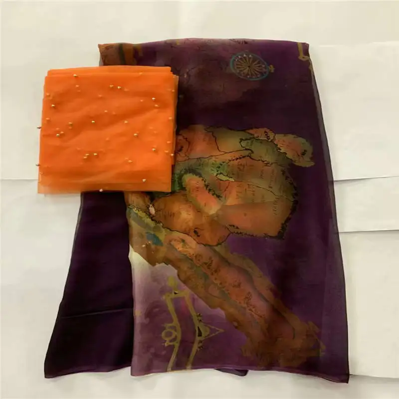 High Quality silk chiffon fabric with swiss voile lace tissu for ladies towear soft and comfortable silk printed fabric!LXF41802
High Quality silk chiffon fabric with swiss voile lace tissu for ladies towear soft and comfortable silk printed fabric!LXF41802