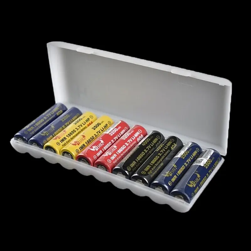 1PC White 10XAA /AAA /18650 Battery Holder Case Organizer Container Storage Box Holder Hard Case Cover Battery Holder
1PC White 10XAA /AAA /18650 Battery Holder Case Organizer Container Storage Box Holder Hard Case Cover Battery Holder