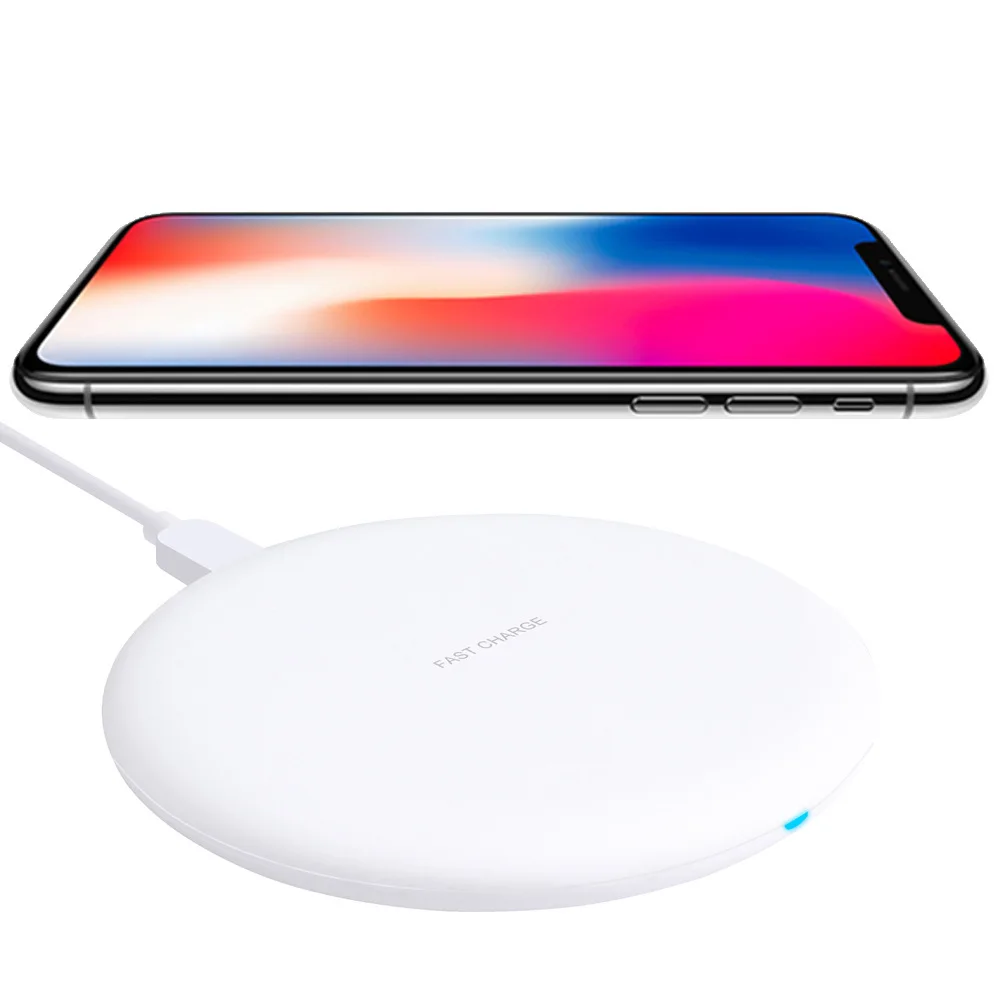 DASENLON Qi Wireless Charger, USB Charging Pad for Samsung S8 Plus S6 Edge iPhone 8 iphone 8 Plus iPhone X and More
DASENLON Qi Wireless Charger, USB Charging Pad for Samsung S8 Plus S6 Edge iPhone 8 iphone 8 Plus iPhone X and More