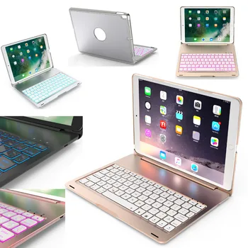Russian/Hebrew/Spanish 7 Color Backlit Wireless Bluetooth Keyboard Aluminium Smart Stand Keyboard Cover Case For iPad Pro 10.5
Russian/Hebrew/Spanish 7 Color Backlit Wireless Bluetooth Keyboard Aluminium Smart Stand Keyboard Cover Case For iPad Pro 10.5