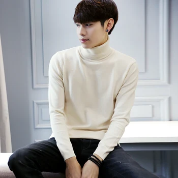 2016 new fall fashion men round neck turtleneck sweater Korean version of the small fresh pullover tide
2016 new fall fashion men round neck turtleneck sweater Korean version of the small fresh pullover tide