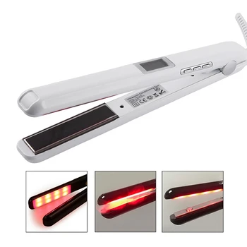 Ultrasonic & Infrared Hair Care Iron Recovers The Damaged Hair Hair Treament Styler Cold Iron Hair Care Treatment White EU Plu 
Ultrasonic & Infrared Hair Care Iron Recovers The Damaged Hair Hair Treament Styler Cold Iron Hair Care Treatment White EU Plu