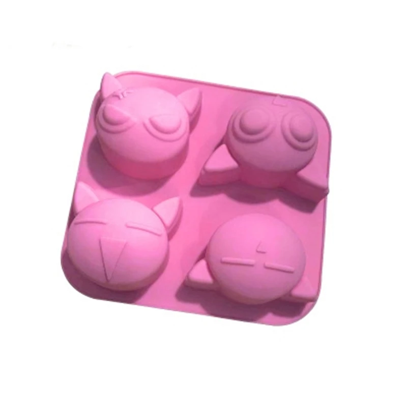 4 Doro Cat Shape Silicone Soap Mold DIY Mousse Cake Pudding Candle Chocolate Mold Baking Tray High Temperature Resistance QY108
4 Doro Cat Shape Silicone Soap Mold DIY Mousse Cake Pudding Candle Chocolate Mold Baking Tray High Temperature Resistance QY108