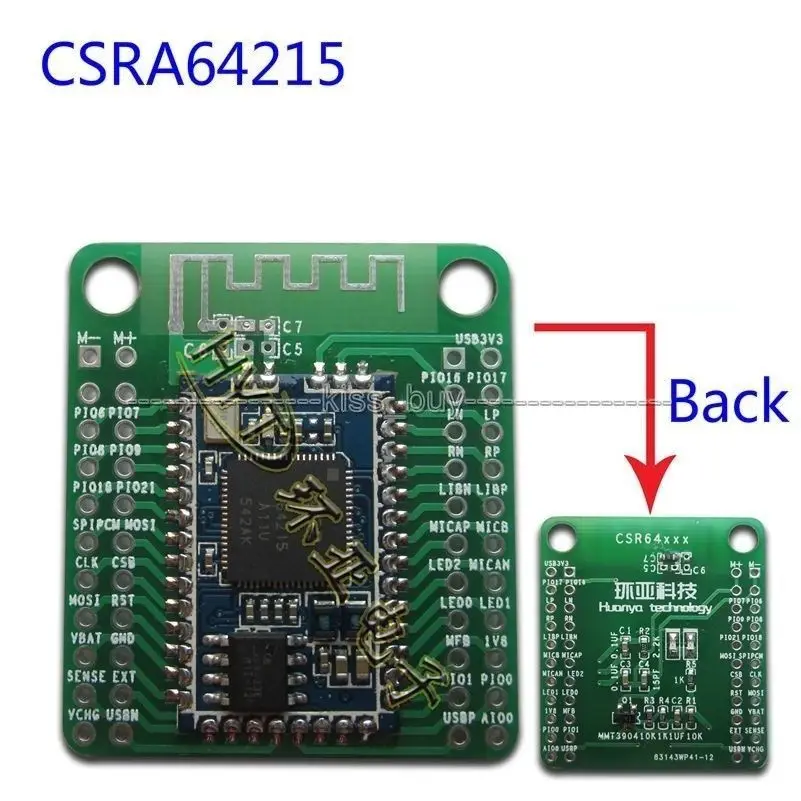CSRA64215 4.0 4.2 Bluetooth stereo Audio Module APTX-LL TWS I2S Output for amplifier Low Power Support USB sound card
CSRA64215 4.0 4.2 Bluetooth stereo Audio Module APTX-LL TWS I2S Output for amplifier Low Power Support USB sound card