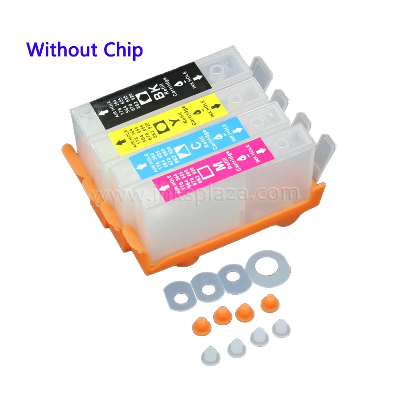 CISSPLAZA 4pcs refillable Ink cartridge compatible for HP 903 904 905 for HP OfficeJet 6950 6956 OfficeJet Pro 6960 6970 no chip
CISSPLAZA 4pcs refillable Ink cartridge compatible for HP 903 904 905 for HP OfficeJet 6950 6956 OfficeJet Pro 6960 6970 no chip