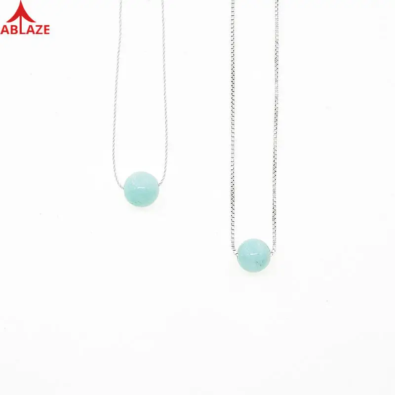 Natural Amazonite Healing Crystal Chokers Necklaces 925 Silver Gem Beads Fine Jewelry Women #b012n
Natural Amazonite Healing Crystal Chokers Necklaces 925 Silver Gem Beads Fine Jewelry Women #b012n