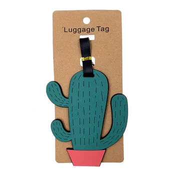 Kawaii Cartoon Cactus Silica Gel Luggage Tags Travel Accessories Suitcase ID Addres Holder Portable Women Baggage Boarding
Kawaii Cartoon Cactus Silica Gel Luggage Tags Travel Accessories Suitcase ID Addres Holder Portable Women Baggage Boarding