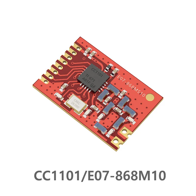 E07-868MS10 CC1101 868MHz Long Range SPI Transceiver rf Module Wireless Transmitter Receiver 868 MHz
E07-868MS10 CC1101 868MHz Long Range SPI Transceiver rf Module Wireless Transmitter Receiver 868 MHz