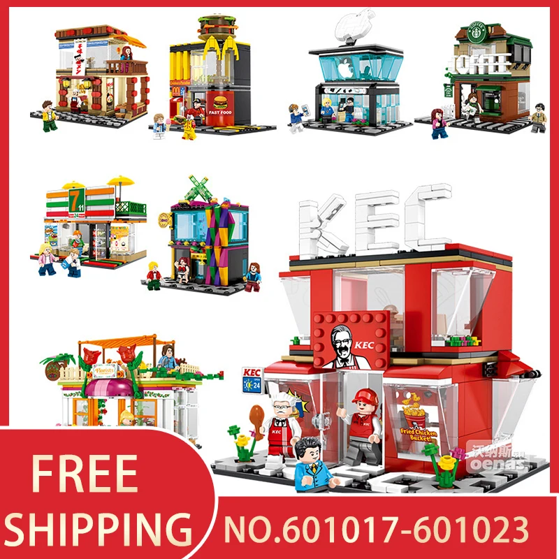 SENBAO Building Block Mini Street View City Series Assemble Building Block Children's Intelligence Legoing With Compatible Toys
SENBAO Building Block Mini Street View City Series Assemble Building Block Children's Intelligence Legoing With Compatible Toys