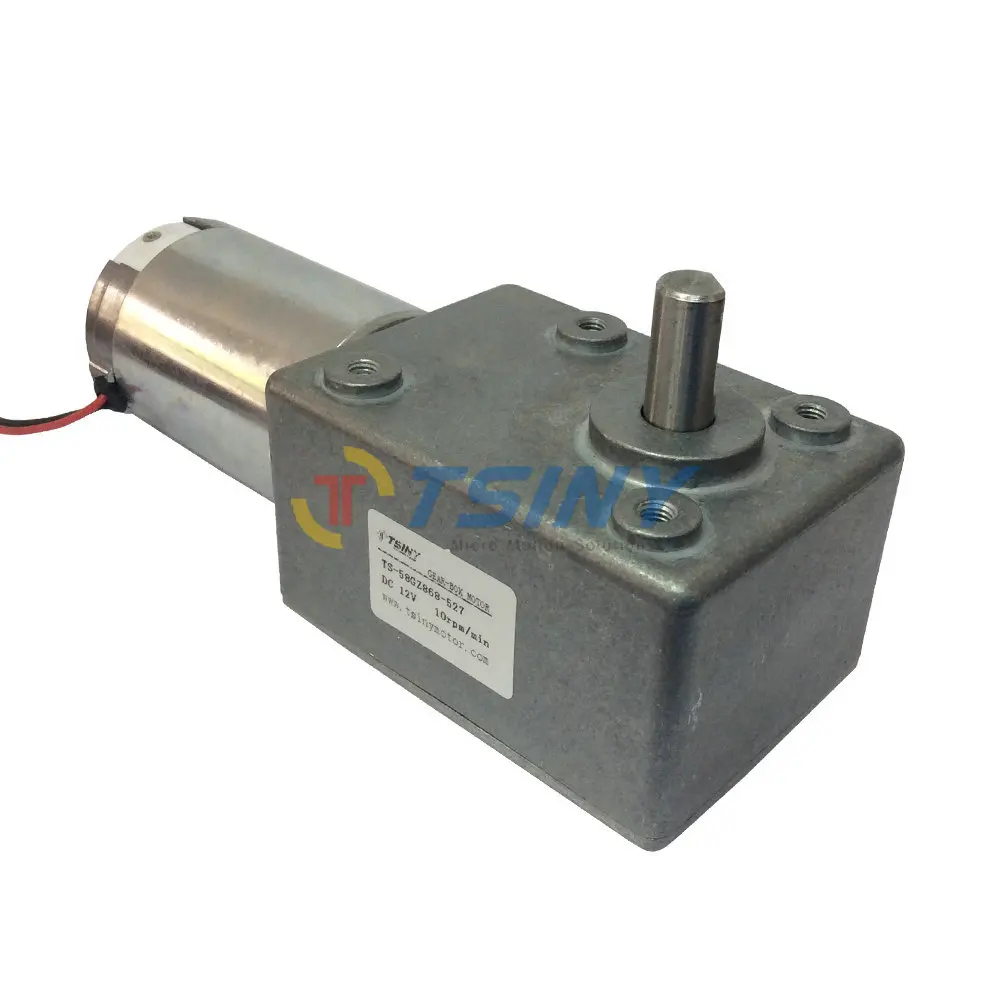 DC12V10RPM High-torque Worm Reducer Geared Motor,Low Speed Gearbox Motor, Free shipping
DC12V10RPM High-torque Worm Reducer Geared Motor,Low Speed Gearbox Motor, Free shipping