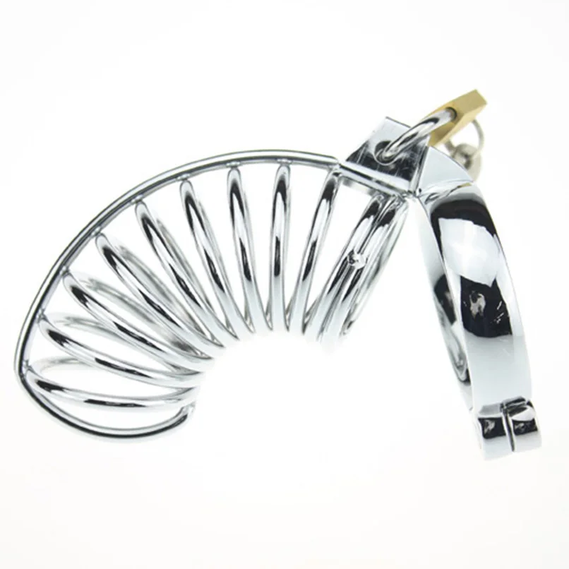 Multi-ring Stainless Steel Chastity Device Cock Cage With 3 Size Penis Ring Chastity Belt Dick Cage Virginity Lock Male Sex Toys