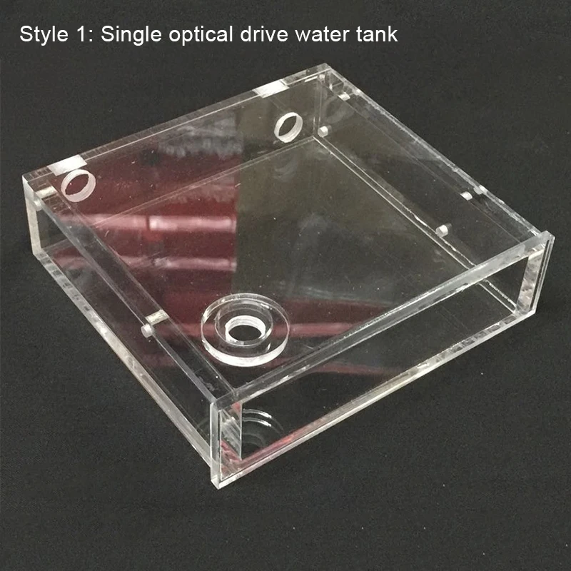 Transparent Acrylic Computer Water Cooler Water Tank Radiator Water Block Temperature Wheel CD ROM Single Drive Water Tank
Transparent Acrylic Computer Water Cooler Water Tank Radiator Water Block Temperature Wheel CD ROM Single Drive Water Tank