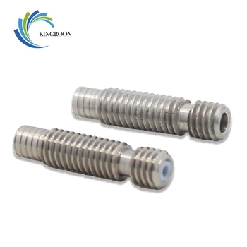 New V5 Stainless Steel Throat M6*26 Thread Hot End For 1.75mm 3mm Filament 3D Printer Parts All Metal Throat Tube Part
New V5 Stainless Steel Throat M6*26 Thread Hot End For 1.75mm 3mm Filament 3D Printer Parts All Metal Throat Tube Part