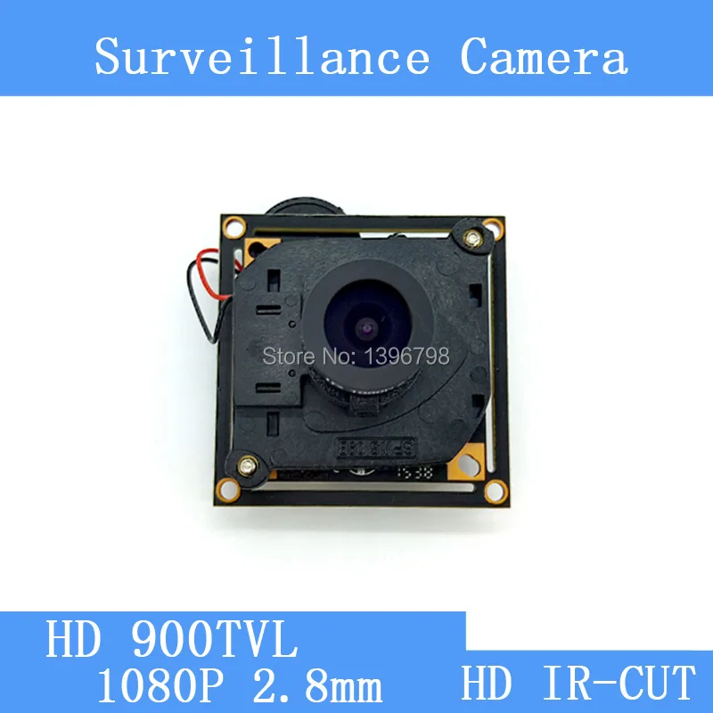 

HD Color CMOS 900TVL CCTV Camera Module 1080P 2.8mm Lens + PAL or NTSC Optional surveillance cameras IR-CUT dual-filter switch