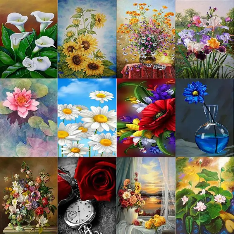 5D DIY Full Drill Diamond Painting Flowers Cross Stitch Diamond Embroidery Mosaic Diamond Home Decor
5D DIY Full Drill Diamond Painting Flowers Cross Stitch Diamond Embroidery Mosaic Diamond Home Decor