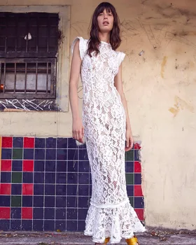 2019 Mermaid Dress Sexy Celebrity Print Lace O Neck Women See-Through Night Club Sleeveless Body con Party Dresses Wholesale
2019 Mermaid Dress Sexy Celebrity Print Lace O Neck Women See-Through Night Club Sleeveless Body con Party Dresses Wholesale