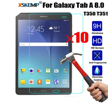XSKEMP 10Pcs/Lot 9H Tablet Tempered Glass For Samsung Galaxy Tab A 8.0 T350 T351 Anti-Scratch Screen Protector Protective Film
XSKEMP 10Pcs/Lot 9H Tablet Tempered Glass For Samsung Galaxy Tab A 8.0 T350 T351 Anti-Scratch Screen Protector Protective Film