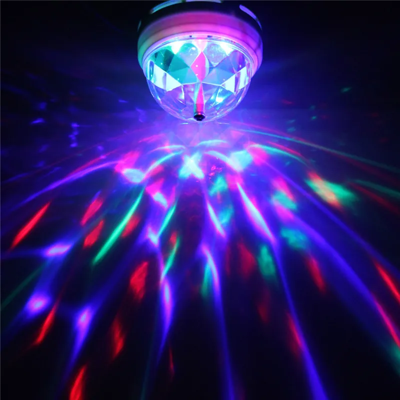 AC85-260V Mini led Stage Light E27 3W RGB Colourful Crystal Ball Auto-Rotating LED Stage Light Bulb Disco Lamp Lighting Dropship
AC85-260V Mini led Stage Light E27 3W RGB Colourful Crystal Ball Auto-Rotating LED Stage Light Bulb Disco Lamp Lighting Dropship