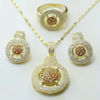 Otogo Transing Fashion Gold Color Red Crystal Tray Red Zircon Jewelry Set Ring Earrings Pendant Necklace Set-S273
Otogo Transing Fashion Gold Color Red Crystal Tray Red Zircon Jewelry Set Ring Earrings Pendant Necklace Set-S273