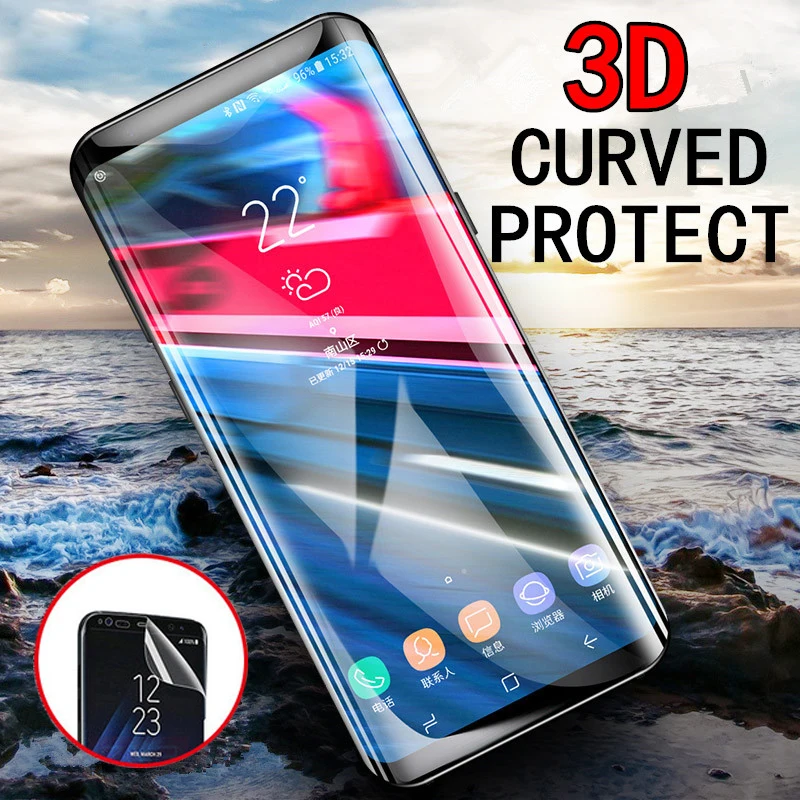 Hydrogel soft film For Samsung note 9 s6 s7 edge screen protector for Galaxy s8 s9 plus note8 Protective film Not Tempered Glass
Hydrogel soft film For Samsung note 9 s6 s7 edge screen protector for Galaxy s8 s9 plus note8 Protective film Not Tempered Glass