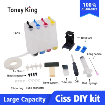Toney King 4C Universal CISS For Canon DIY CISS for HP with drill and Suction tool and all accessories ink kit tank
Toney King 4C Universal CISS For Canon DIY CISS for HP with drill and Suction tool and all accessories ink kit tank