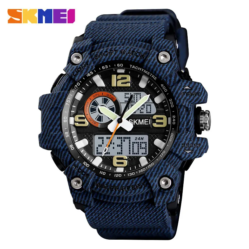 SKMEI Sport Watch Men Women Fashion Waterproof Outdoor Dual Display Wristwatch Casual 3 Time Week Display Chronograph Clock
SKMEI Sport Watch Men Women Fashion Waterproof Outdoor Dual Display Wristwatch Casual 3 Time Week Display Chronograph Clock