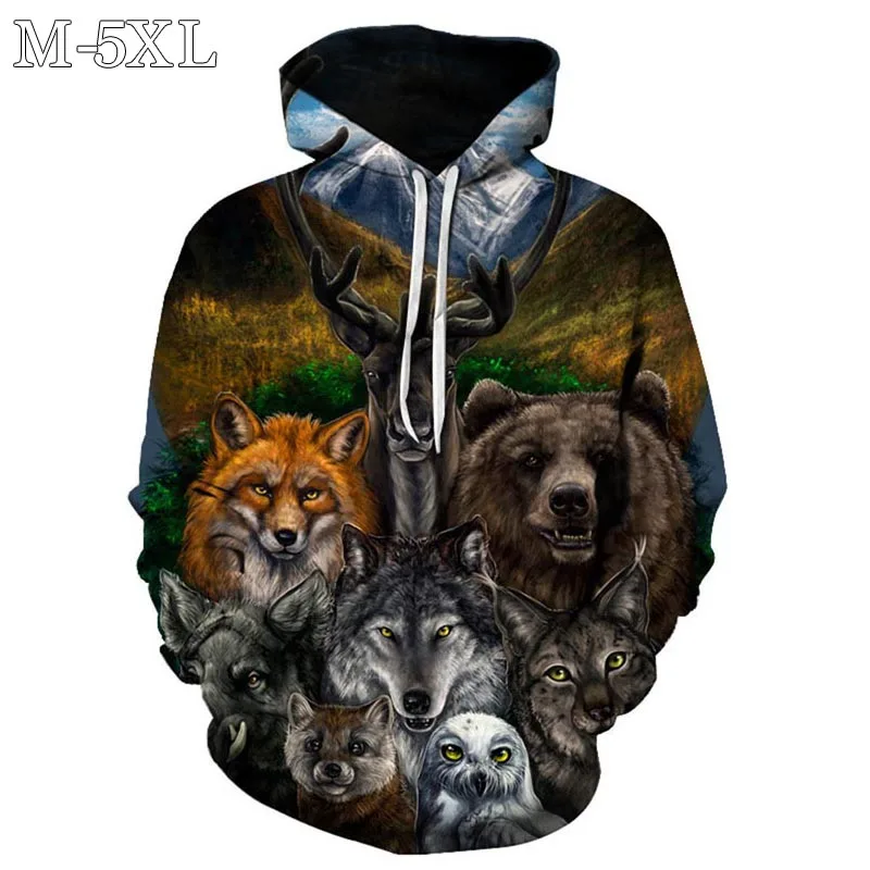 Animal Print 3d Hoodies Men Women Casual Long Sleeve Hoodie Sweatshirts Men Pullover Tracksuits Plus Size 5XL Hooded Streetwear
Animal Print 3d Hoodies Men Women Casual Long Sleeve Hoodie Sweatshirts Men Pullover Tracksuits Plus Size 5XL Hooded Streetwear