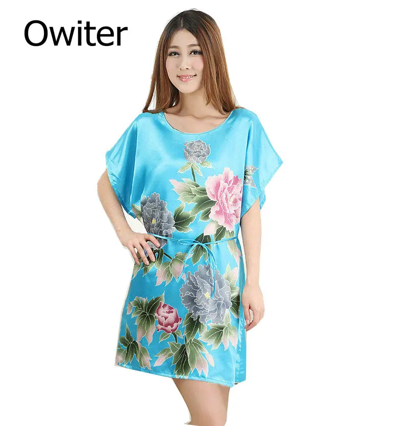 Hot Sale Lady Summer Robe Green Chinese Women Silk Rayon Bath Gown Yukata Nightgown Nuisette Pijama Mujer One Size Flower
Hot Sale Lady Summer Robe Green Chinese Women Silk Rayon Bath Gown Yukata Nightgown Nuisette Pijama Mujer One Size Flower