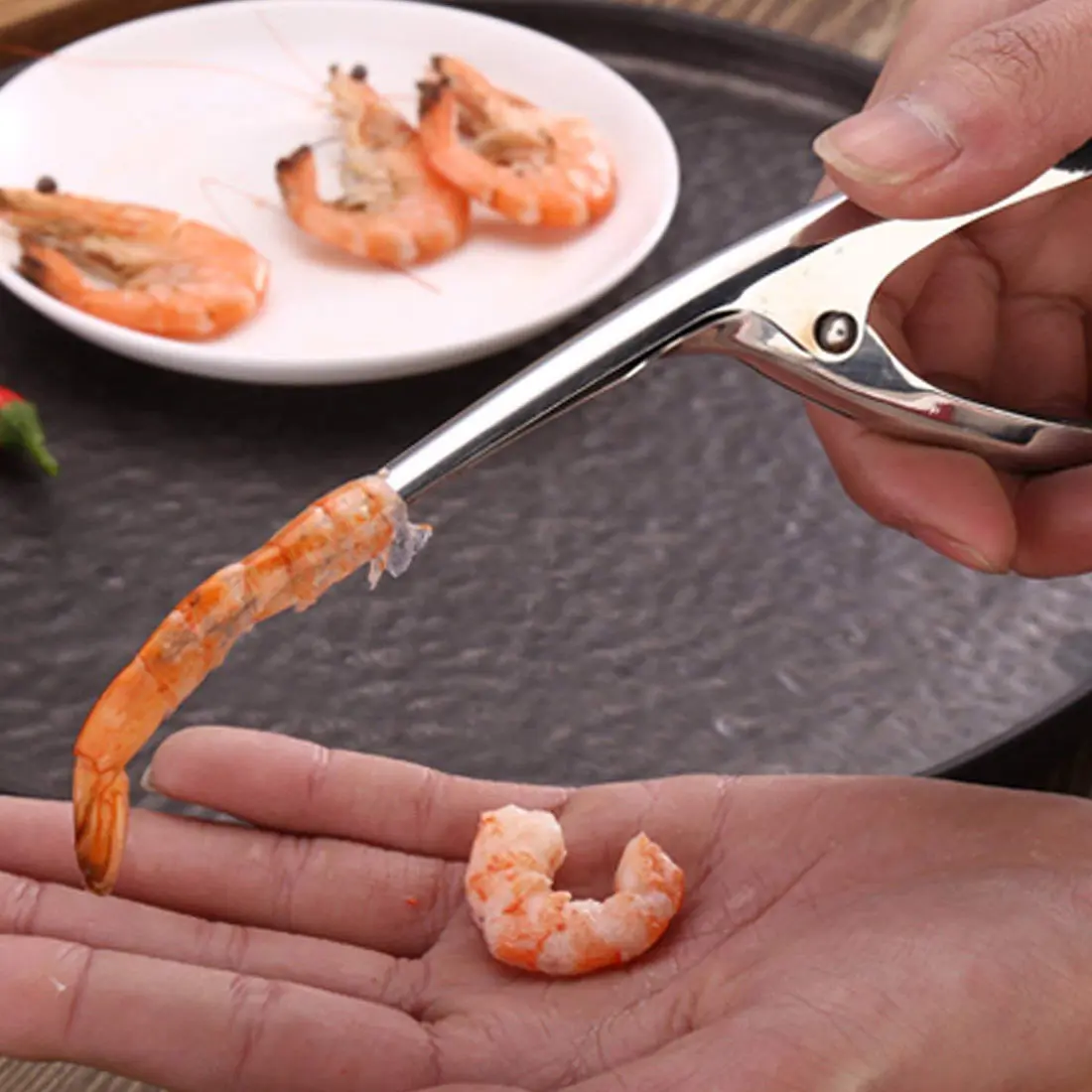 Seafood Tools Shrimp Peeler Prawn Peeler Shrimp Deveiner Peel Device fishing knife Creative Kitchen Gadget Cooking
Seafood Tools Shrimp Peeler Prawn Peeler Shrimp Deveiner Peel Device fishing knife Creative Kitchen Gadget Cooking