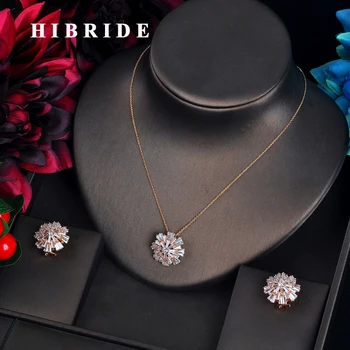 HIBRIDE New Arrival Small Cute Jewelry Set Gold Color Link Chain Stud Earring Pendant Necklace Set Wholesale N-606
HIBRIDE New Arrival Small Cute Jewelry Set Gold Color Link Chain Stud Earring Pendant Necklace Set Wholesale N-606