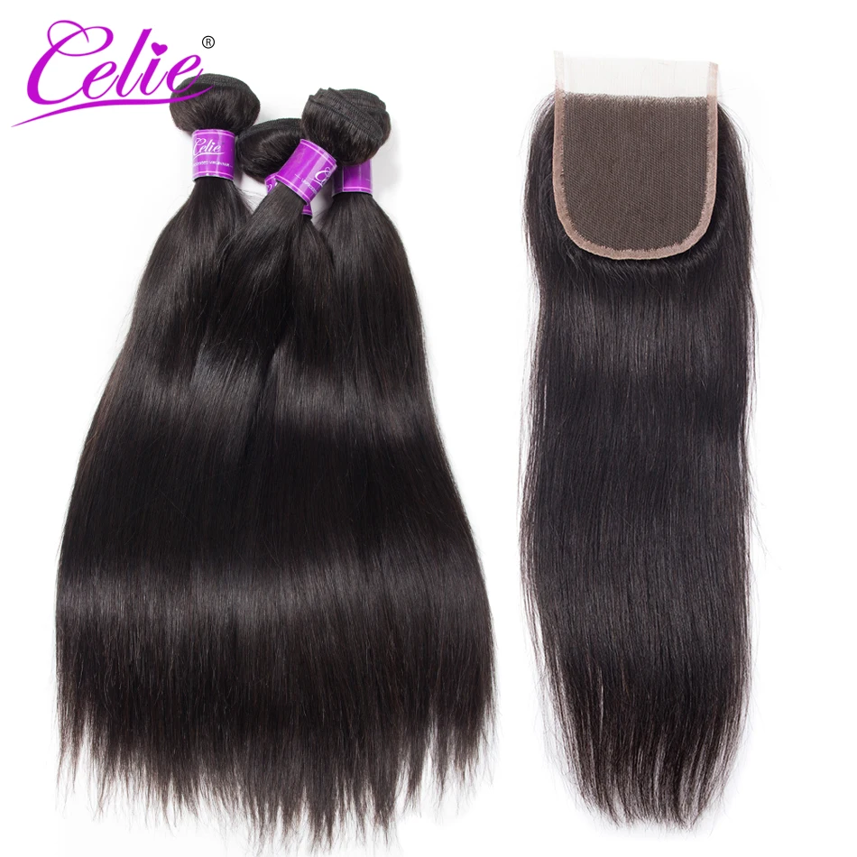 Celie Peruvian Straight Hair With Closure 4 Bundles & Lace Closure Natural Black Color Remy Human Hair Bundles With Closure
Celie Peruvian Straight Hair With Closure 4 Bundles & Lace Closure Natural Black Color Remy Human Hair Bundles With Closure