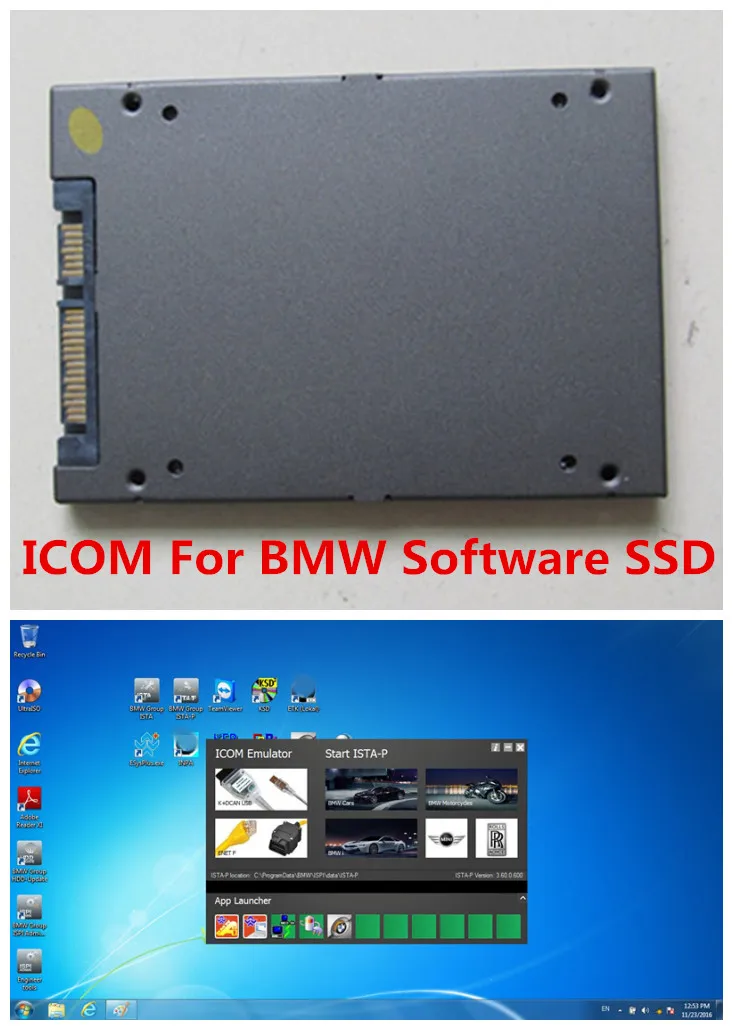 2019.5 ISTA/D 4.16 ISTA/P 3.66.1 For BMW ICOM Software SSD 480GB Multi-language With Engineers Programming
2019.5 ISTA/D 4.16 ISTA/P 3.66.1 For BMW ICOM Software SSD 480GB Multi-language With Engineers Programming