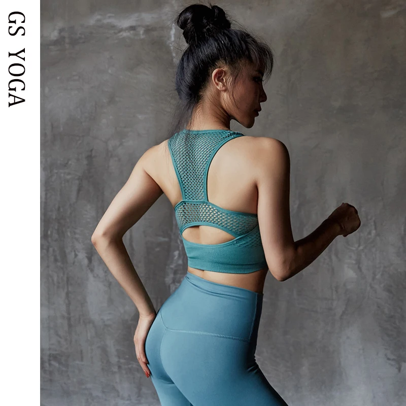 Woman seamless Sports Bra Running Tank Top Sexy Back Hollow Out Yoga Bra Breathable Quick-drying Woman Fitness Bra
Woman seamless Sports Bra Running Tank Top Sexy Back Hollow Out Yoga Bra Breathable Quick-drying Woman Fitness Bra